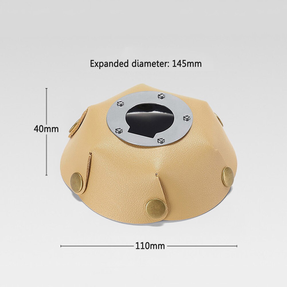 Cheap Goat Tents Leather Camping Tent Lantern Lamps Shade Outdoors Hiking Light Hood Caps Camping Rainproof Lighting Hanging Lamp Cover for GoalZ   
